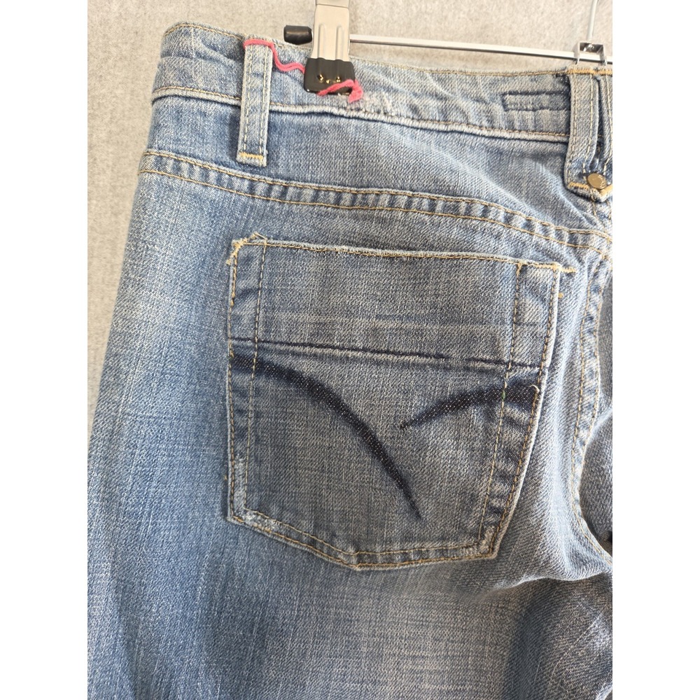Joes Jeans Vintage Womens 29 Low Rise Y2K Stretch Flare Jeans Wave Pocket NEW